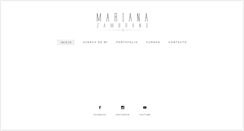 Desktop Screenshot of marianazambrano.com
